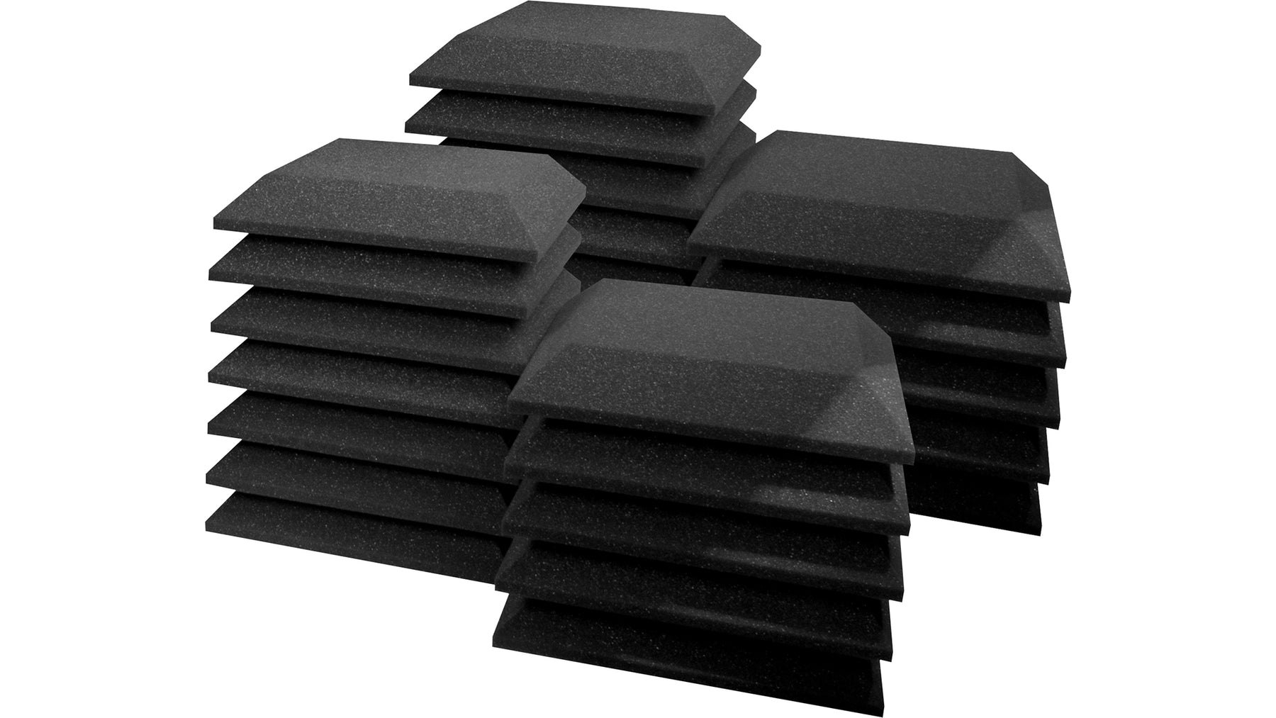 UA-WPB-12_24 Bevel Panel, 12" x 12" - Charcoal | Quantity: Twenty Four (24)