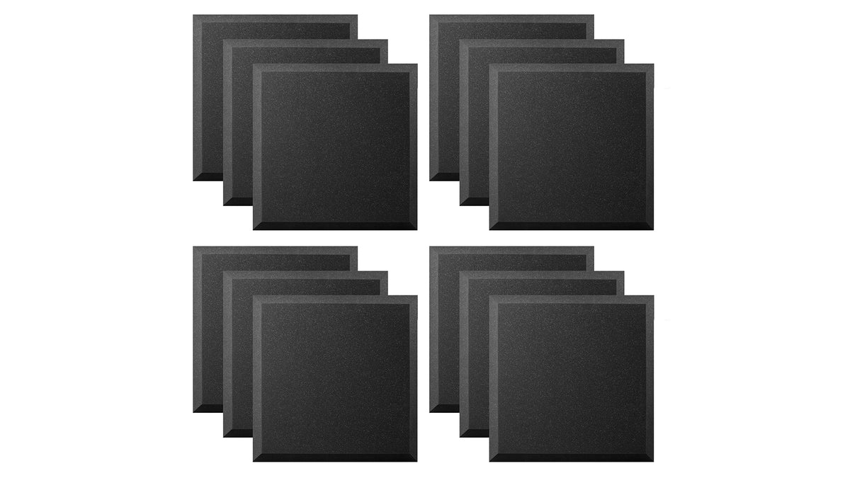 UA-WPB-24_12 Bevel Panel, 24" x 24" - Charcoal | Quantity: Twelve (12)