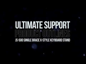 JS-500 Single Brace X-Style Keyboard Stand (Assembled)