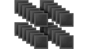 UA-WPB-12_24 Bevel Panel, 12" x 12" - Charcoal | Quantity: Twenty Four (24)