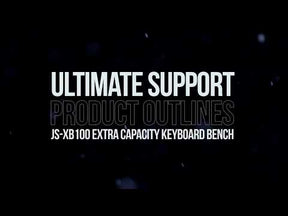 JS-XB100-B Extra Capacity (300 LBS.) Keyboard Bench (Black)